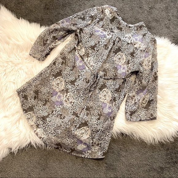 Chiffon floral tunic blouse - Picture 2 of 5